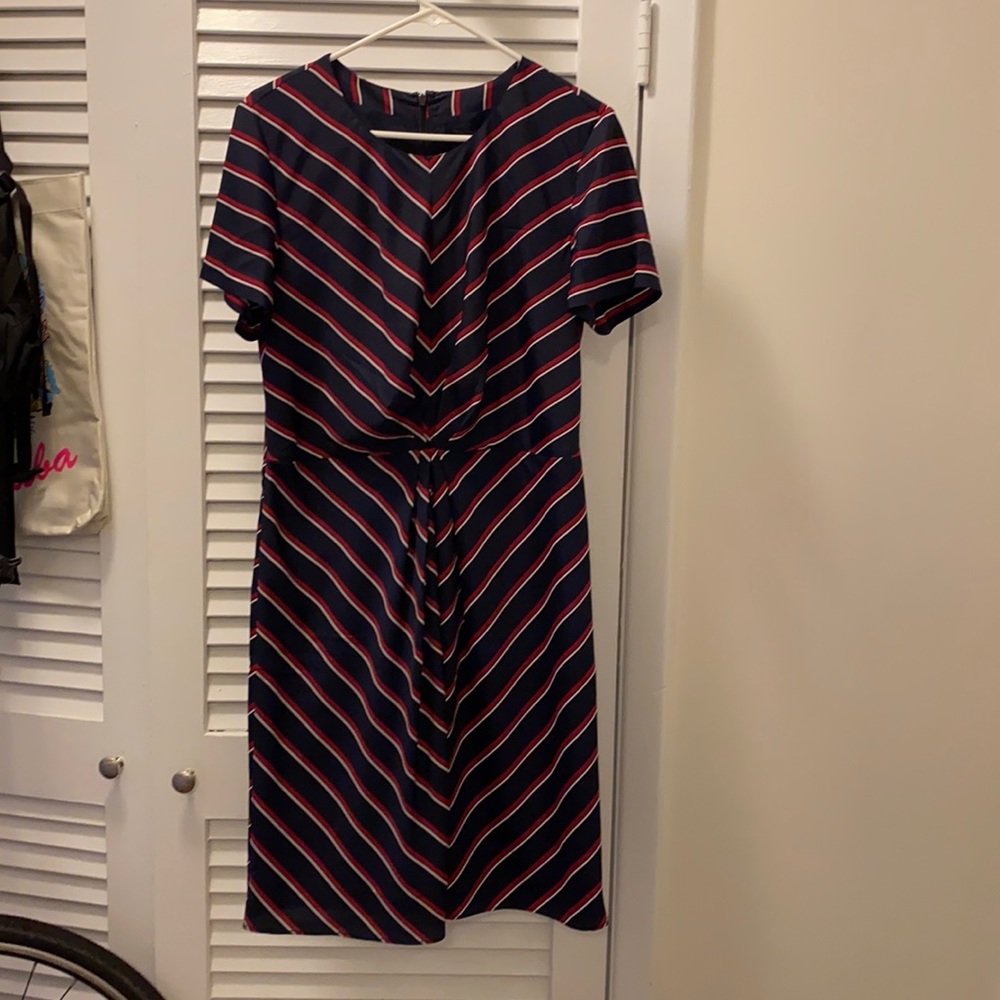NWT Banana Republic “V” Striped Dress
